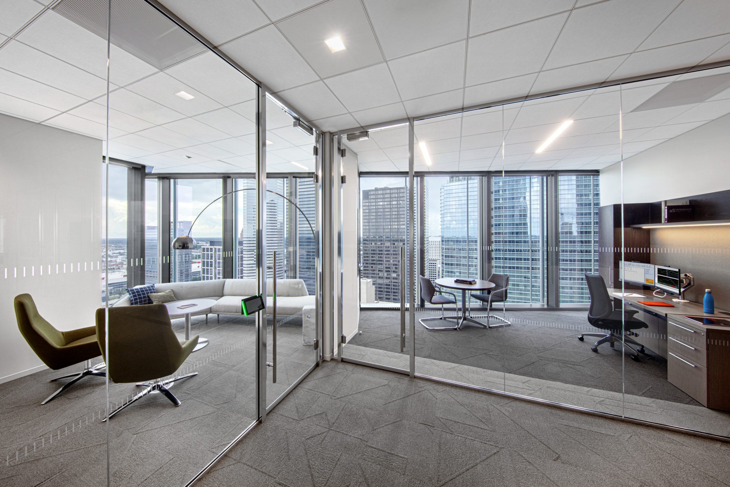 Name Plate Signs Slide Over Glass Cubicle Walls 